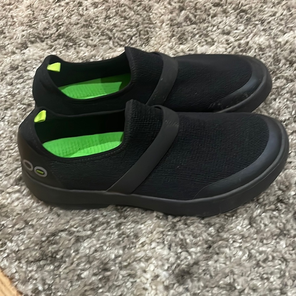 Oofos slip ons
